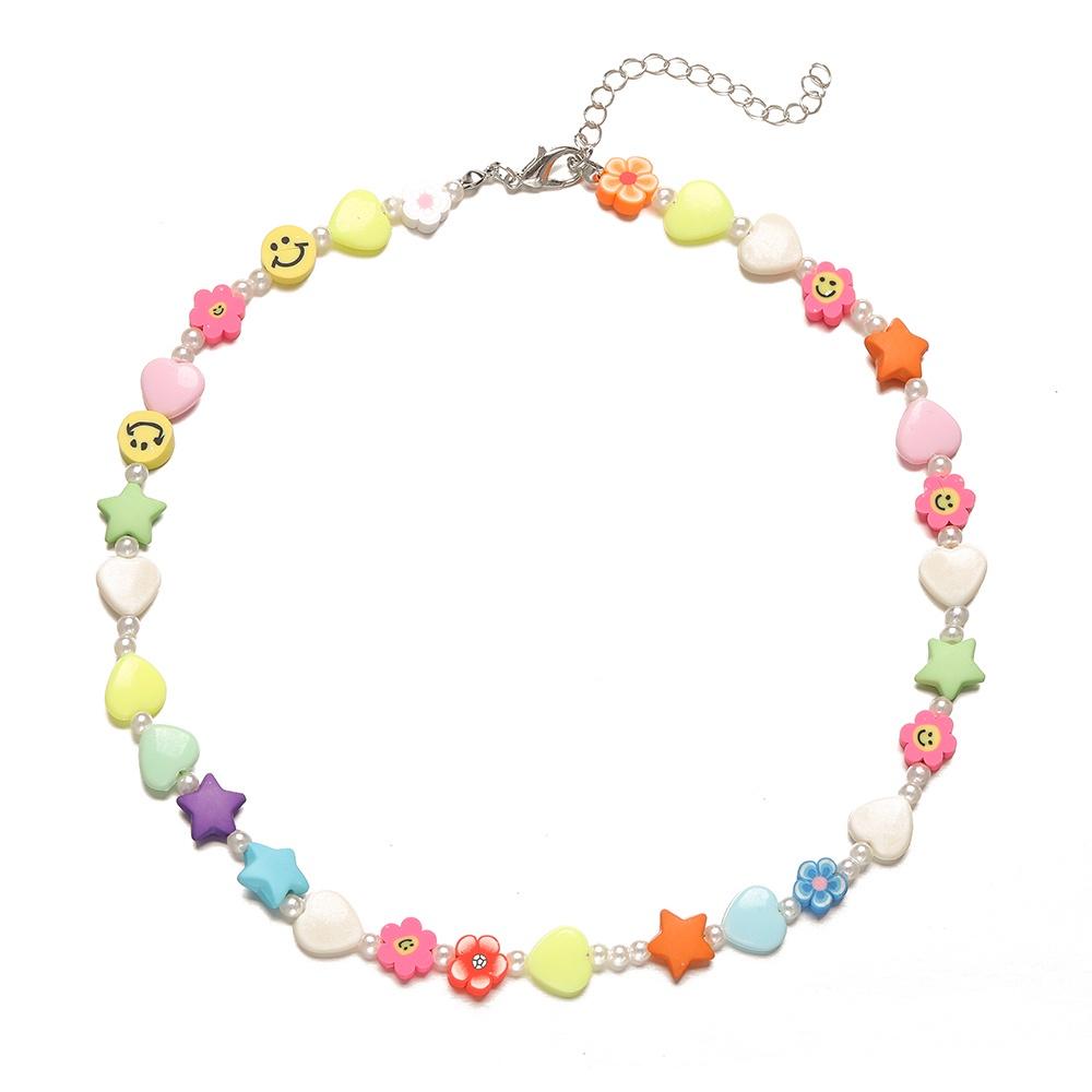 Set Collana E Anello Con Perline Colorate In Vetro – Gioielli Boho Chic Per L'estate - 2