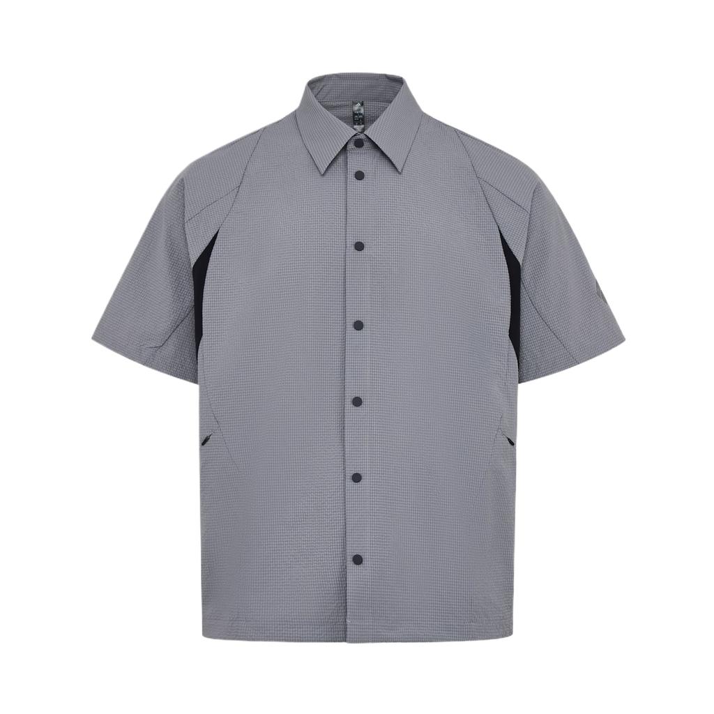 Adidas Shirts Men's Gray Lapel Moderate KY5647