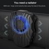 FL01 Mini Radiator Cold Wind Handle Fan for PUGB Mobile Phone Cooler Controller LED Light Cooling