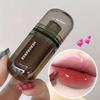 Dunkelrot-brauner Spiegel-Lippenstift, wasserfest, leicht, feuchtigkeitsspendend, antihaftbeschichtet, hochpigmentierter roter flüssiger Lippenstift, Lippen-Make-up, Kosmetik