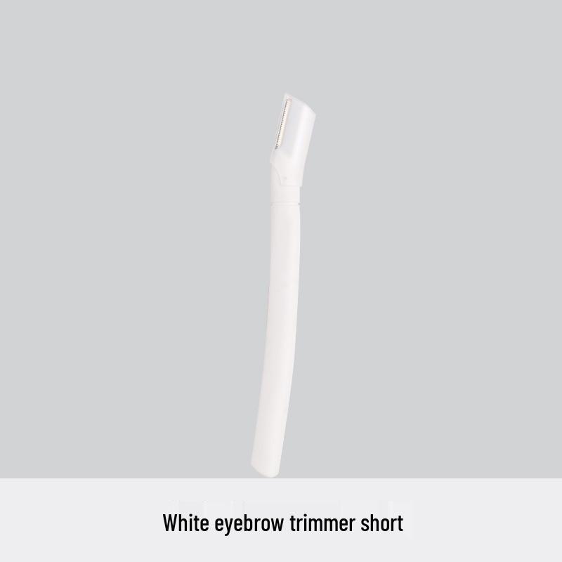 Three-Color Folding Anti-Scratch Eyebrow Razor with Safety Trimmer Blade