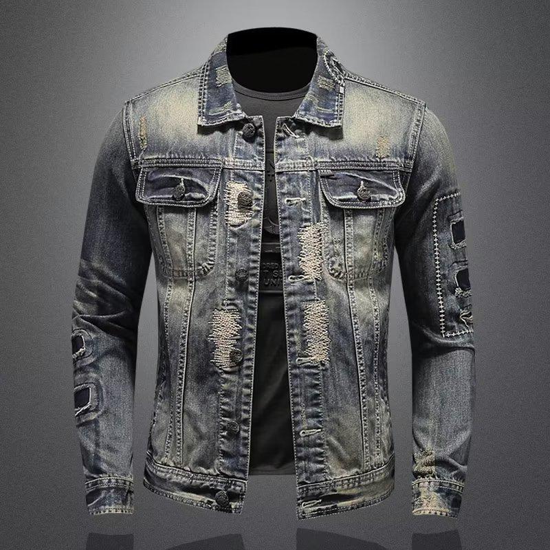 Men's Fashion Jackets: Cool Denim Workwear & Loose Casual Tops for Autumn, Winter, and Spring