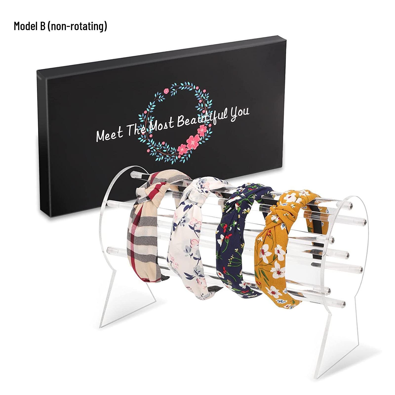 

Acrylic Claw Hair Clip & Headband Storage Display Stand