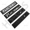 New Old Style Tucson Letter Rear Trunk Logo Tailgate Emblem Auto Body Decorative Car Stickers Accessories