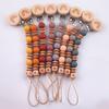 Baby Schnullerclip Silikonperlen Beißclip Baby Schnullerkettenhalter