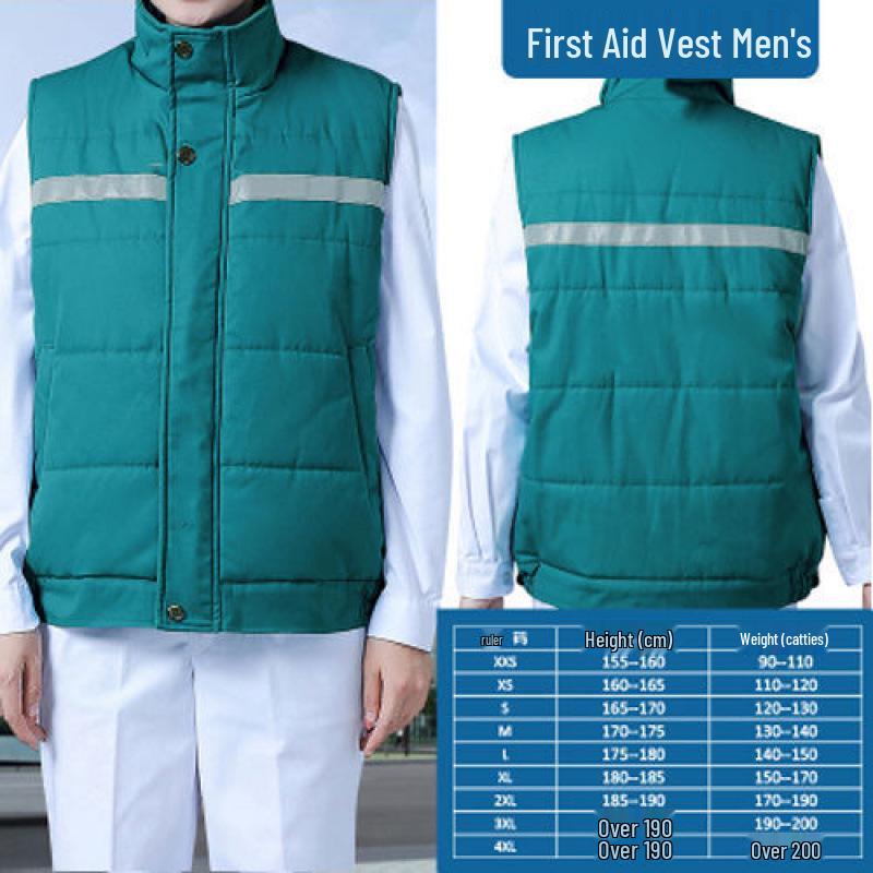 Neuer Winter-Baumwollmantel für Notaufnahmeärzte und -pfleger