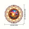 10 Inch Hanging Wind Spinner with 360 Degree Hook for Balcony Garden Decor Spring Summer Outdoor Decoration