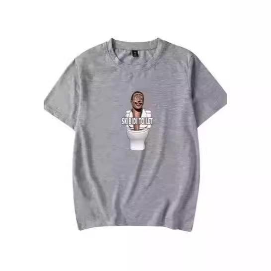 2024 Skibidi Toilet T-Shirt TV Series Merchandise Unisex Crew Neck Summer Short Sleeve T-Shirt Street
