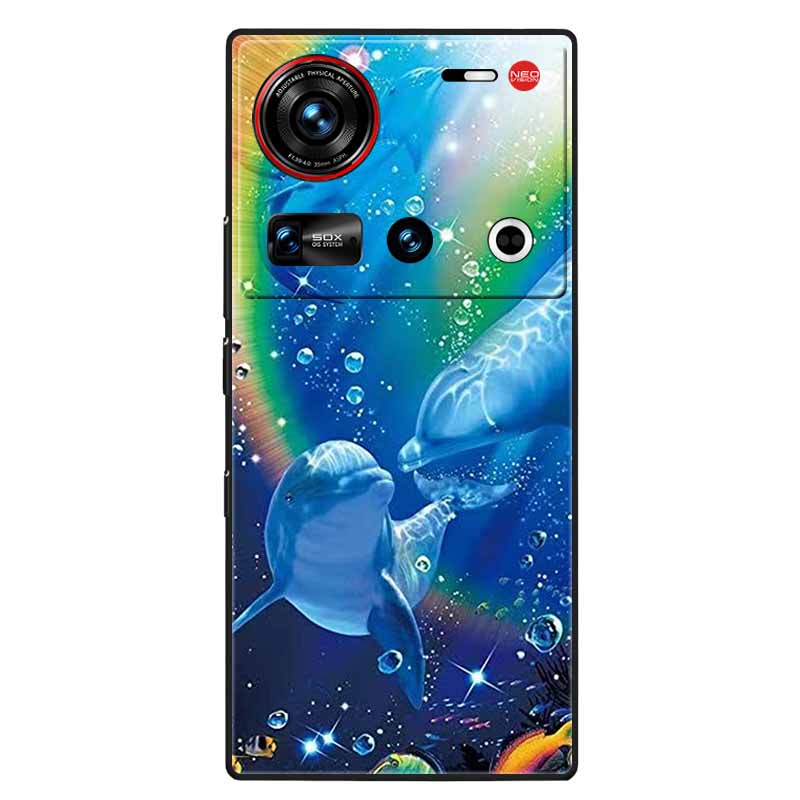 For ZTE Nubia Z70 Ultra 5G Case 6.85'' Black Silicone TPU Soft Phone Cover for Nubia Z70 Ultra Protective Back Shells Z 70 Ultra