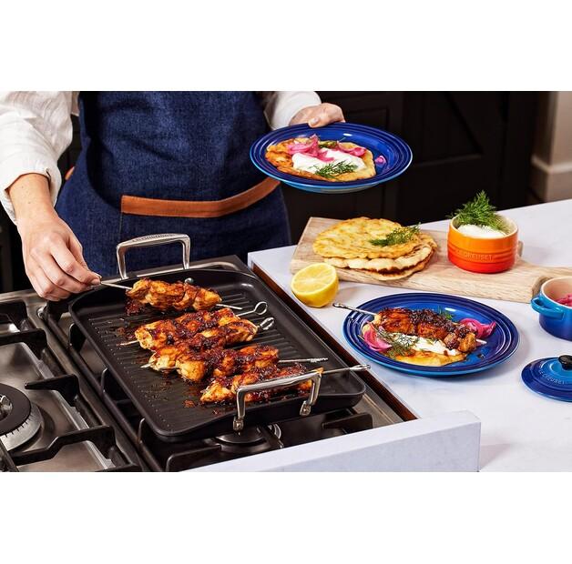 Aluminum Grill Pan with Non-stick Coating and Ribbing Le Creuset (52107350010101)