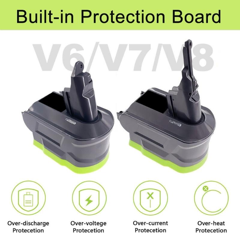 18V Lithium Battery Converters Adapter for Replacement Battery Cordless Stick Vacuum Cleaners Power Adapter Accessories