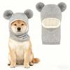 Cute Pet Knitted Warm Hat Noise Reduction Hearing Protection Dog Calming Earmuff Handmade Comfortable Pet Headgear