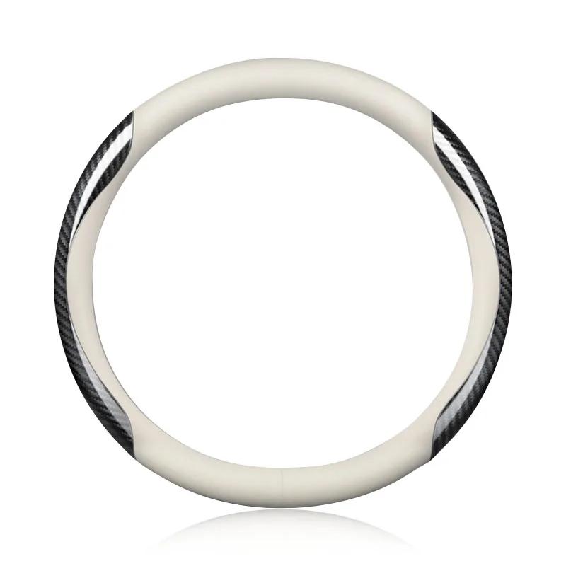 

Car carbon fiber steering wheel cover leather PU anti slip For Opel Astra j Insignia Astra g Corsa Zafira b Mokka Vivaro Meriva