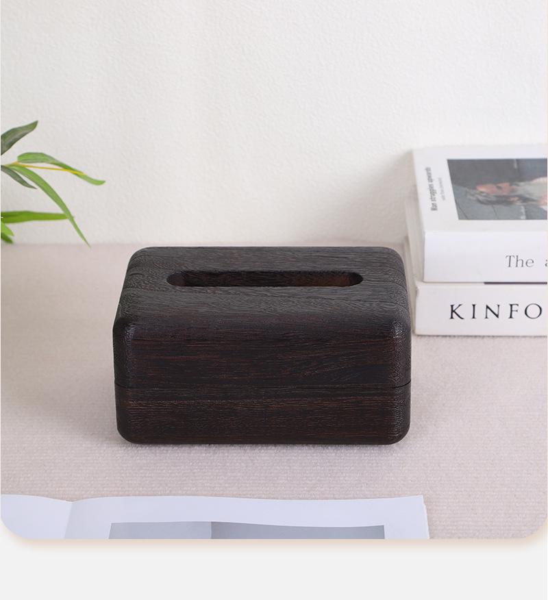 Wooden Tissue Box Holder: Eco-Friendly Design for Living Room, Coffee Table, or Office Desk
