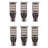6Pcs T15 W16W 921 912 T16 T10 902 Led Bulbs 45Smd 4014 Led Light Super Bright 1200Lm Replace For Car Reversing Light White