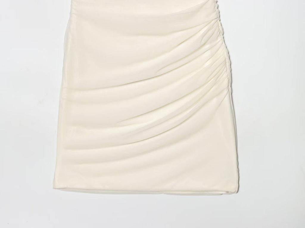 European Style Layered Patchwork Short Dress for Women, Autumn 2025 Edition