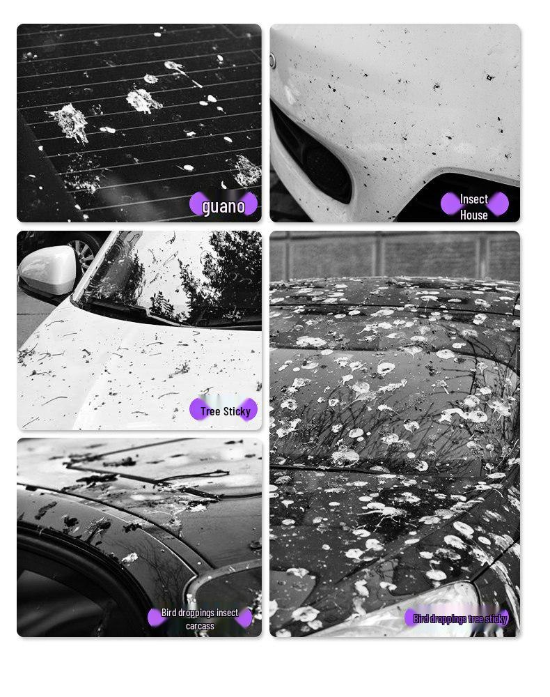 Car Surface Stain & Sap Remover – Strong Cleaner for Windows & Paint