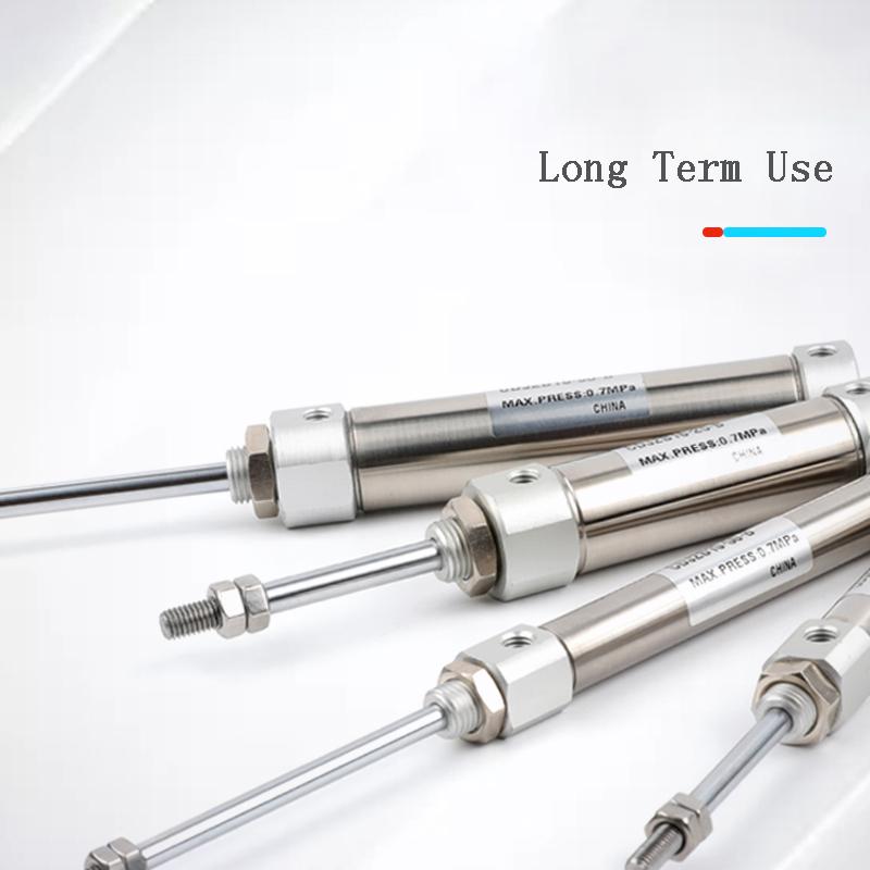 Pneumatic Air Cylinder Stainless Steel cdj2B10 Type Mini Double Acting Single Rod 10mm 16mm Bore 10~150mm Stroke CDJ2B16