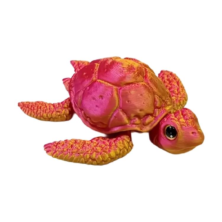 

3D Printed Sea Turtles Realistic Sea Turtles Statues,3D Printed AnimalS with Flexible Articulated Joints Home Decors