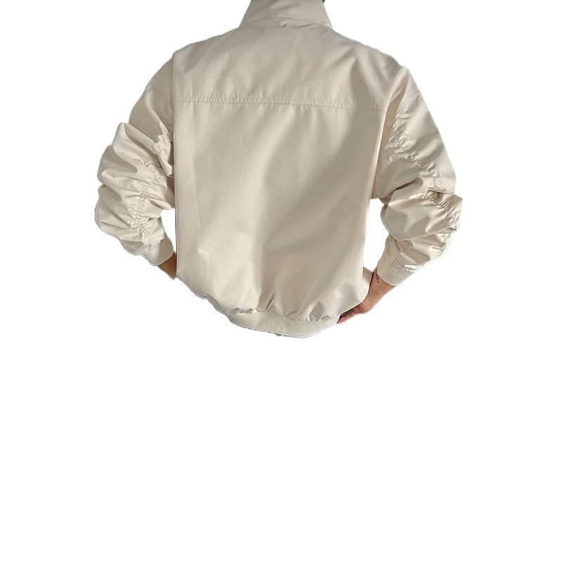 Veste de travail américaine Coach pour homme: Marque Tendance Automne, Style High Street, Top Sport à Col Montant