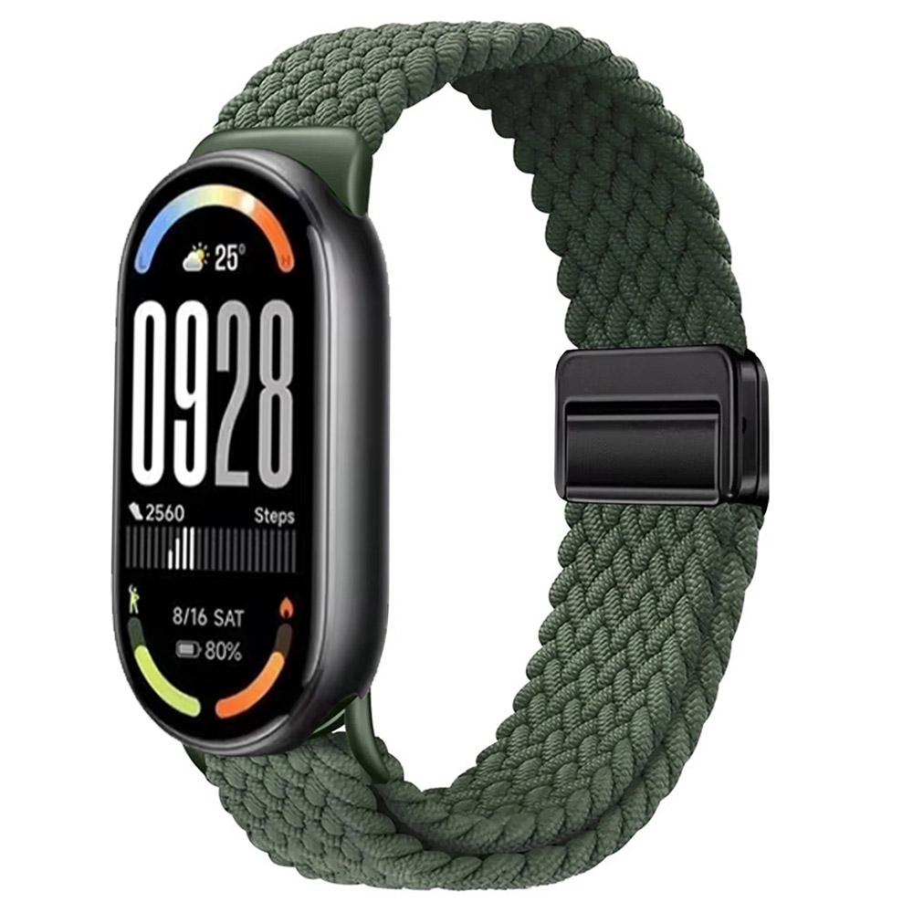 

Nylon Loop Band for Xiaomi Mi Band 10 Strap Braided Bracelet Breathable Wristband for XiaoMi Band 8 9 10 NFC Magnetic clasp Belt For Mi Band 10