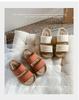 Kids Fashion Girls Sandals New Soft Ethnic French Wind Open-toe Cool Breatheable Princess Shoes Children Versatile Platform