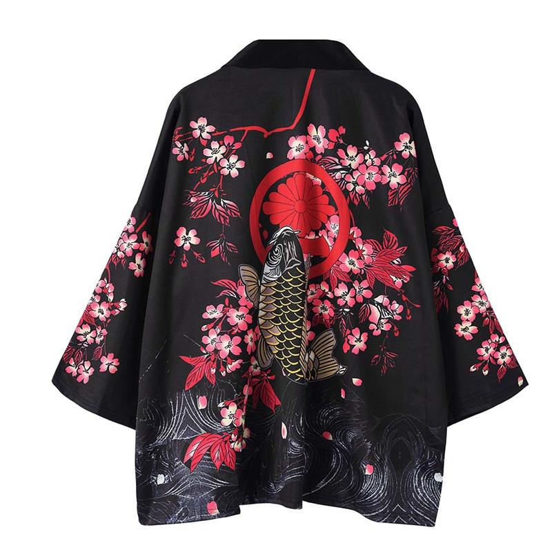 Tradycyjne Haori Kimono w stylu japońskim odzież samurajska mężczyzna kobieta wysokiej jakości codzienny salon uliczny