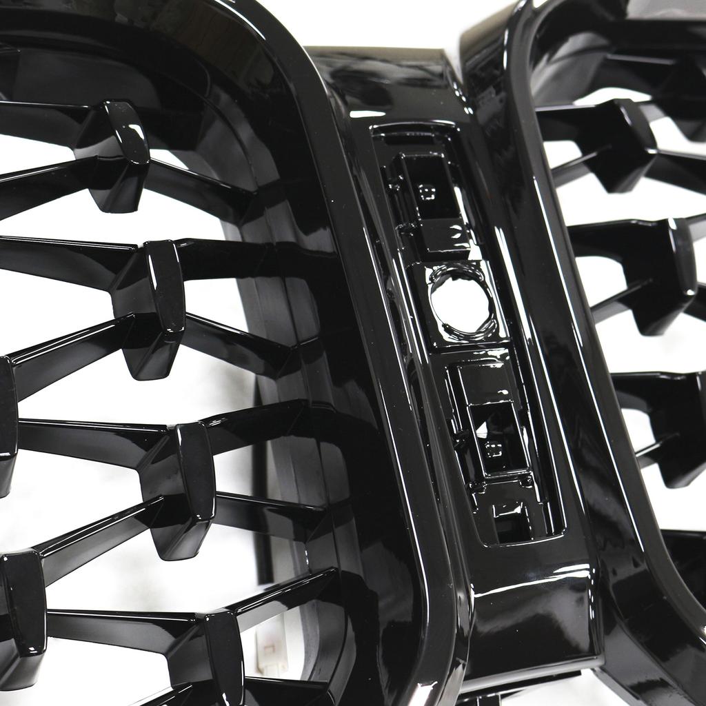 Diamond Glossy Black Front Bumper Kidney Grille Fit BMW X3 G01 X4 G02 2022-2025