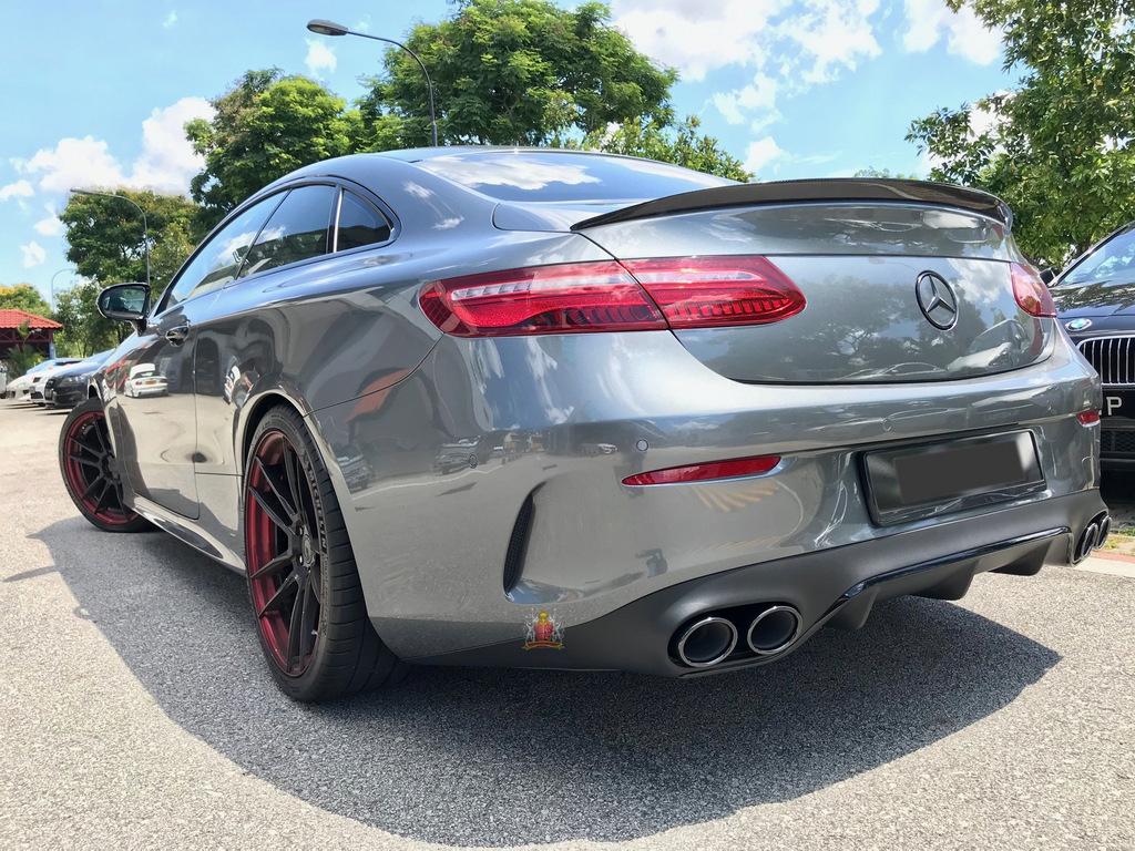 

Rear diffuser with Black tips (AMG53 Design) for Mercedes E-class coupe C238