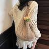Creative Large Capacity Shoulder Bags Casual Simple Handbags Vintage Multifunctional Woven Shopping Tote Beach Bag