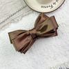 Strong Grip Bow Hair Clip Spring Mechanism High Ponytail Barrette  Special Occasion Styling