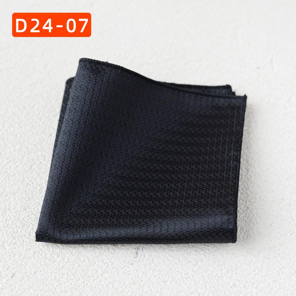 Striped Polyester Silk Pocket Square for Wedding or Business