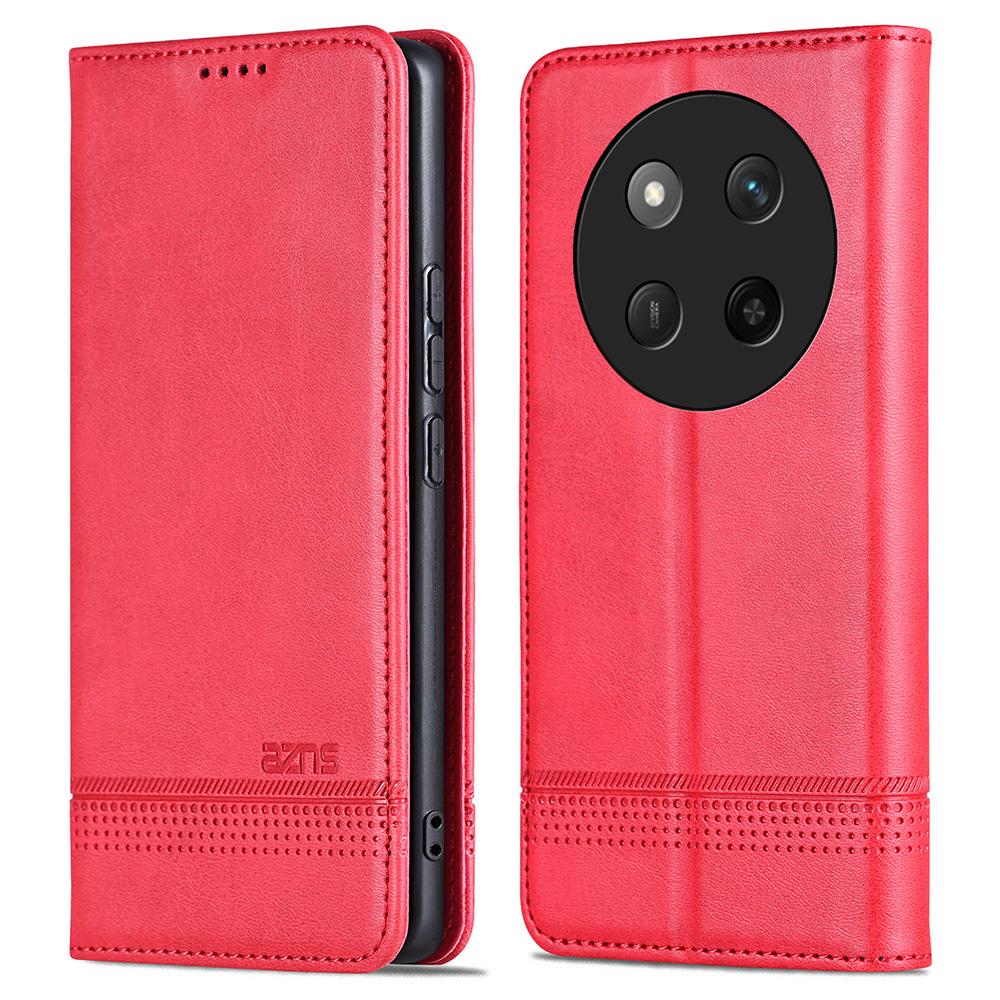 For Honor X60 Pro 5G Case Cowhide Texture PU Leather Wallet Phone Cover