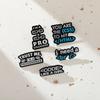 Coder's Metal Brooch: IT Programming Badge for Bags & Souvenirs