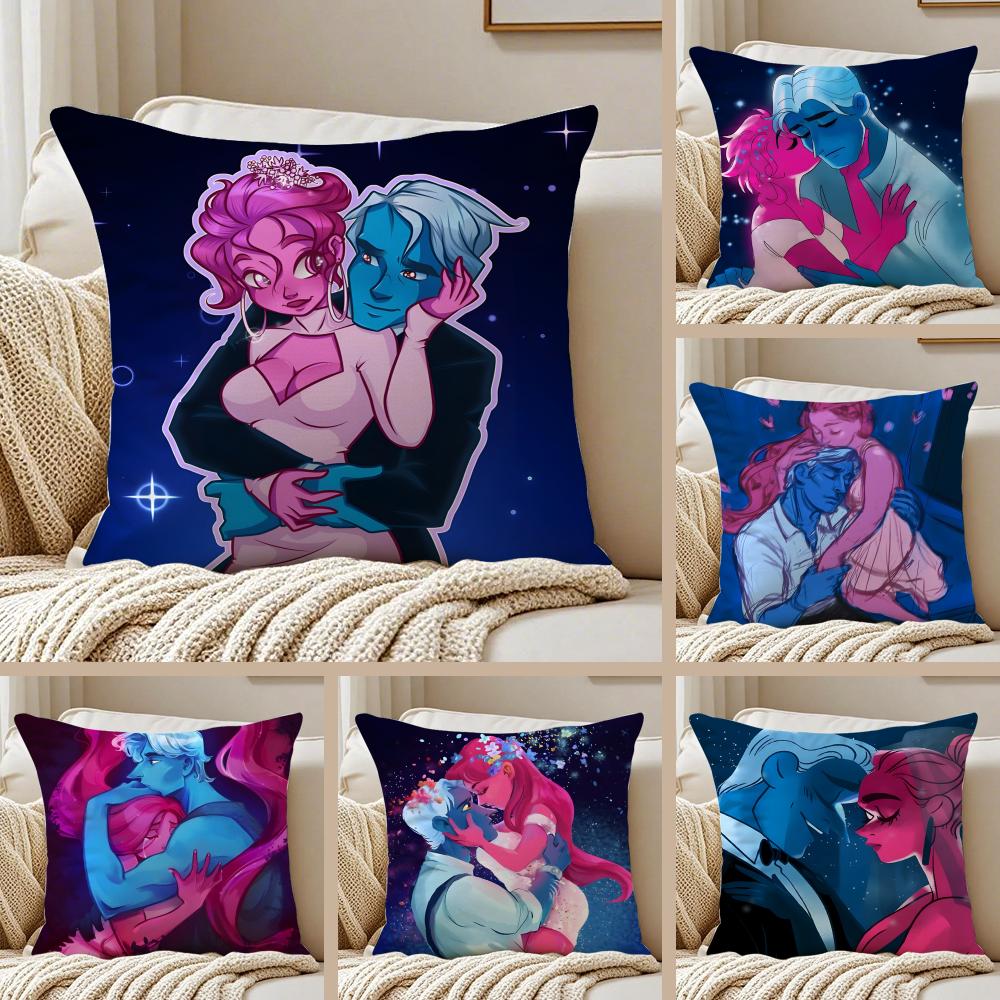 Anime LLore OlympusS Comics Cushion Cover Pillowcase Antidustmite living Room Sofa Decor Cushion Room
