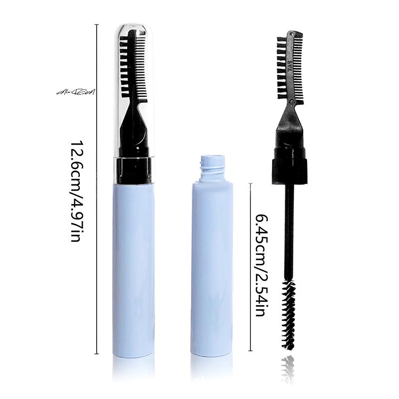 10ml Dual Brush Head Empty Mascara Tube Refillable DIY Eyebrow Gel Bottle Eyelash Elongation Cosmetics Containers Packaging