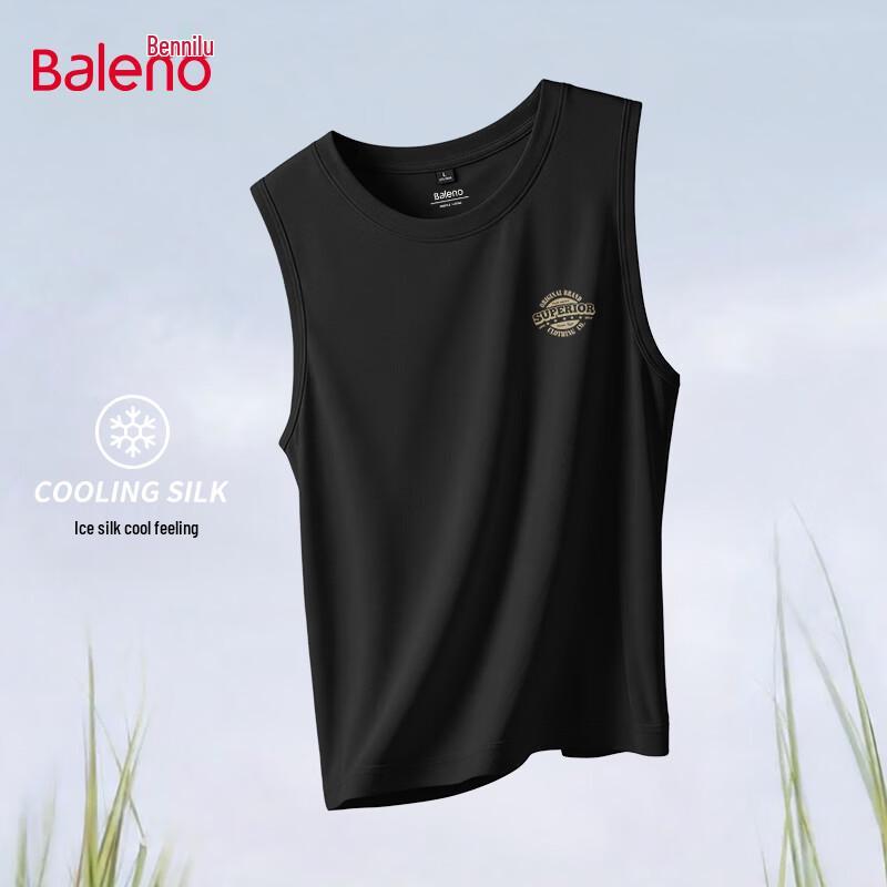 Baleno Men s Ice Silk Sleeveless Athletic Tank Top M