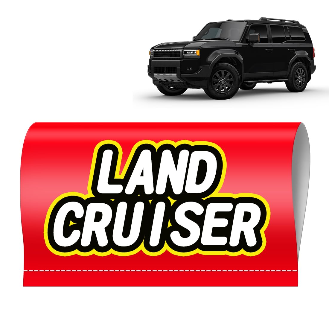 

OuTLife New Land Cruiser 70 Series All Series Compatible Decal Redesigned Enhanced Increased High Strong 3D No Integrated Adds a Special Easy