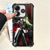 Code Geass Anime Plating Phone Case For Xiaomi Poco X5 X6 X7 X8 Pro Max F8 Ultra F7 M8 M7 M5S Redmi 15C 15 14C 13C 13 X3 12C F6