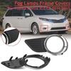 Front Fog Light Lamps Frame Cover Trim For 2011 12 13 14~15 Toyota Sienna LE XLE