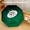 8‑Rib Automatic Umbrella, Algeria National Team Design Foldable Umbrella for Sun Rain Protection Travel