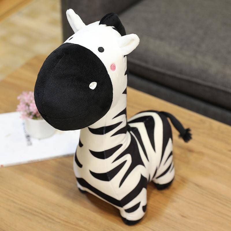 

Creative simulation zebra doll plush toy zoo pony doll rag doll sleeping pillow photo prop 40cm（0.4kg） зебра