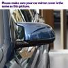 Carbon Fiber Pattern Mirror Cover Black Mirror Cover Overlay for BMW X3M F97 X4M F98 -2023 X5M F95 X6M F96