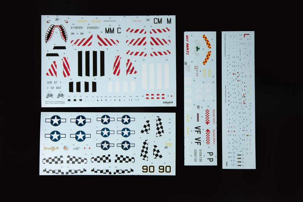 Eduard 1/48 Profipack P-51B Mustang with Standard Canopy, Plastic Model, EDU82107