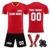 Personalised Shirts Kit Mens Girls With Name Number Custom Football Jerseys For Boys Training Suit