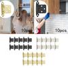 10x 1/2inch Cabinet Door Hinges Easy Installation Heavy Duty Door Hardware
