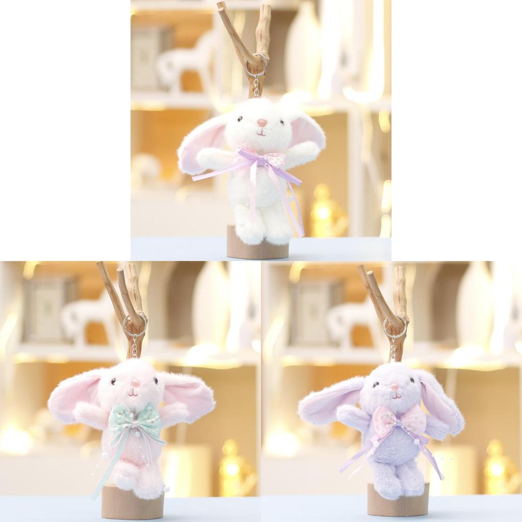 Cute Bunny Plush Keychain With Soft Short Plush For Bag Decor And Gift For Kids