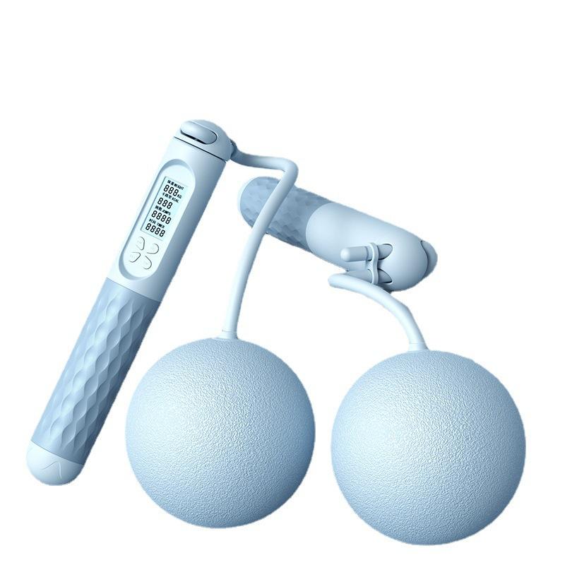 Skipping Rope Intelligent Cordless Counting Load-bearing Steel Wire Rope Student Sports Goods Big Ball Skipping Home Fitness Rope.