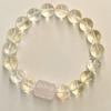 Natural Citrine 10mm Beaded Bracelet Women Fashion Simple Crystal Jewelry