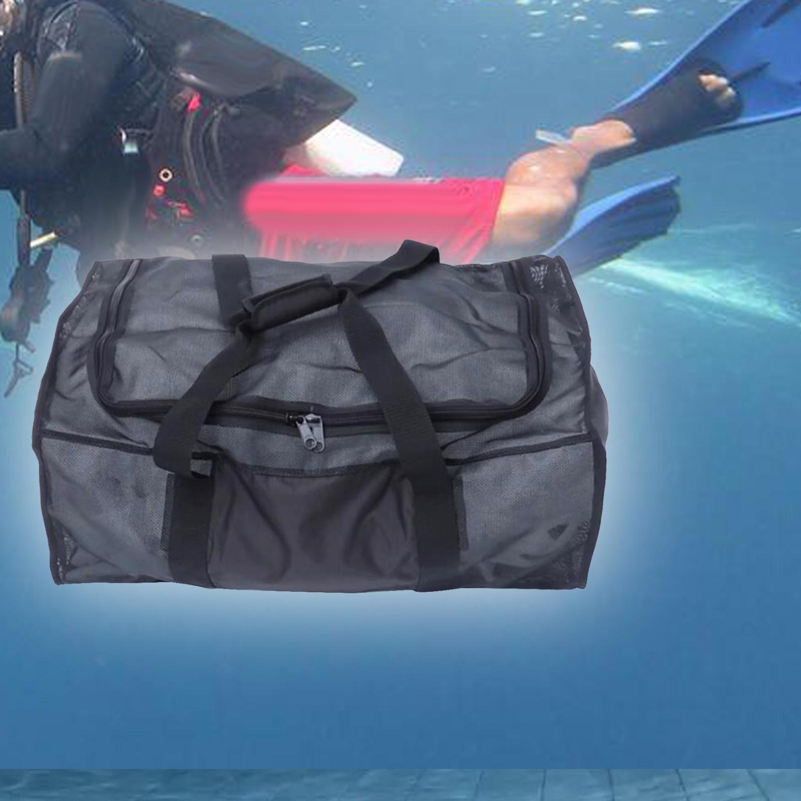 Diving Mesh Duffle Handbag Snorkeling Gear Duffle Travel Duffle Bag for Rafting Underwater Adventure Freediving Surfing Beach